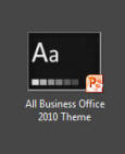 "All Business" Office 2010 Theme